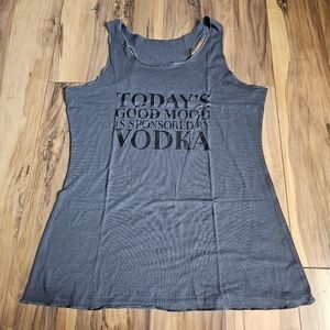 Funny Graphic Tank top Mood, Womens NEW